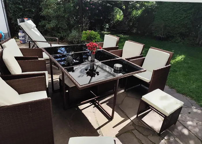Elegantes Haus, Bikes, Ruhig, Garten, Seenaehe, Ab 6 Jahre 施塔恩贝格